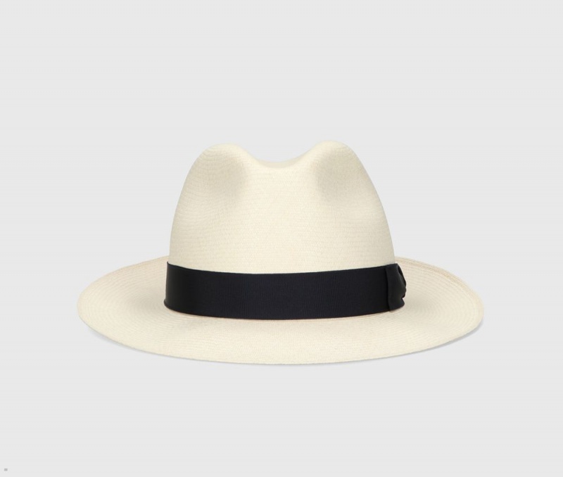 Chapeaux De Paille Borsalino Alexander Fine Montecristi Noir | GEA-17291092