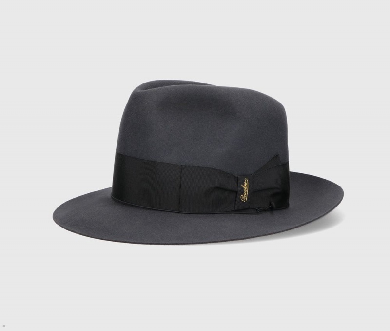 Chapeau Feutre Borsalino The Bogart Cut 1 Noir | DGD-43063352