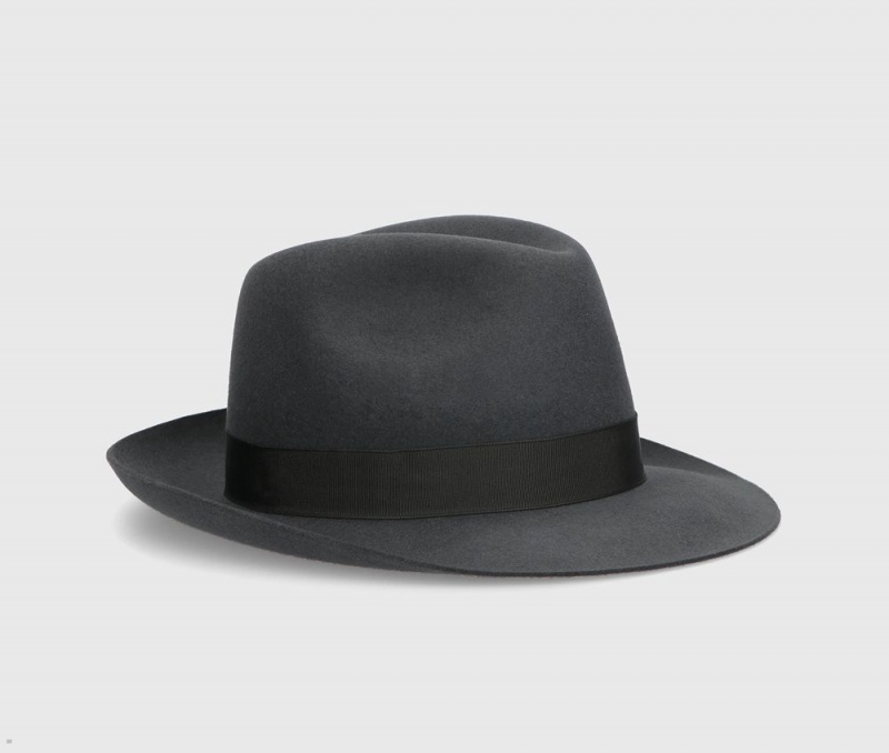 Chapeau Feutre Borsalino Jer Marengo Noir | DUR-36719993