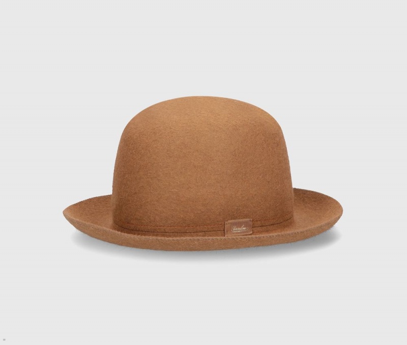 Chapeau Feutre Borsalino Claudio Traveller Medium Brim Marron | DKO-88860149