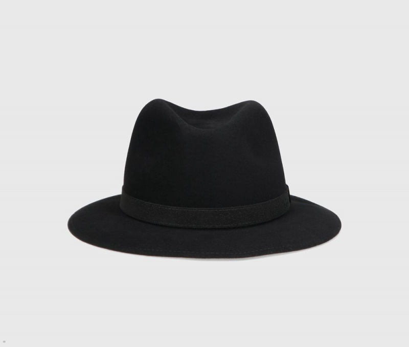 Chapeau Feutre Borsalino Country Alessandria Noir | XTF-05328824