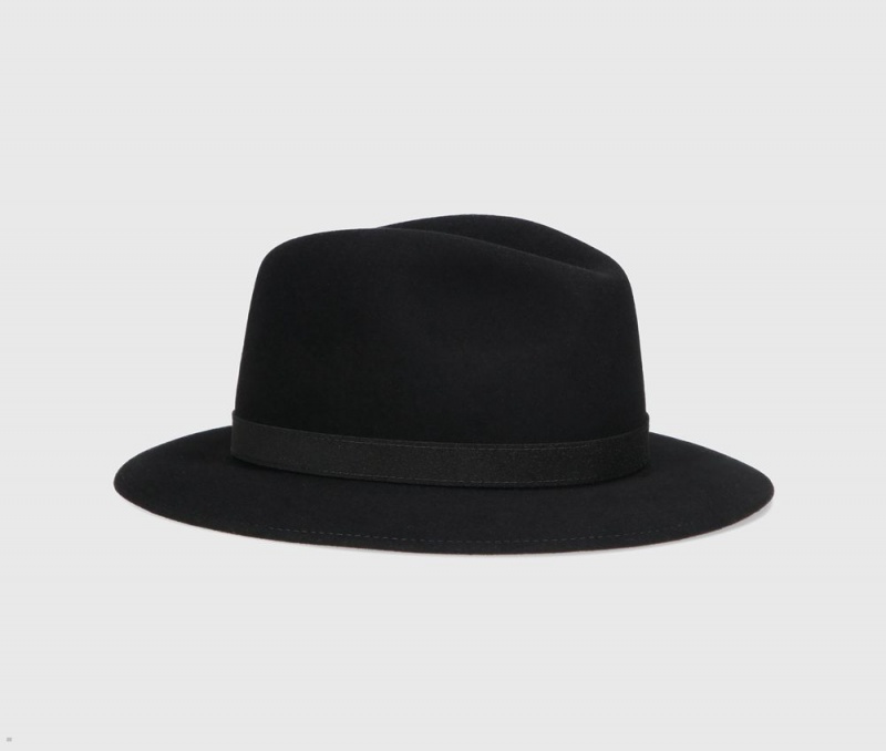 Chapeau Feutre Borsalino Country Alessandria Noir | XTF-05328824