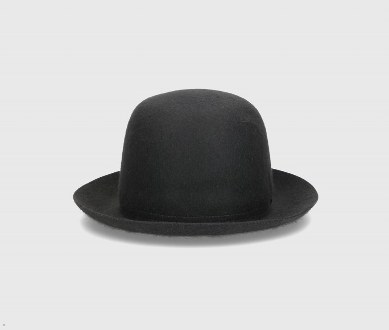 Chapeau Feutre Borsalino Claudio Traveller Medium Brim Noir | HPU-69419911