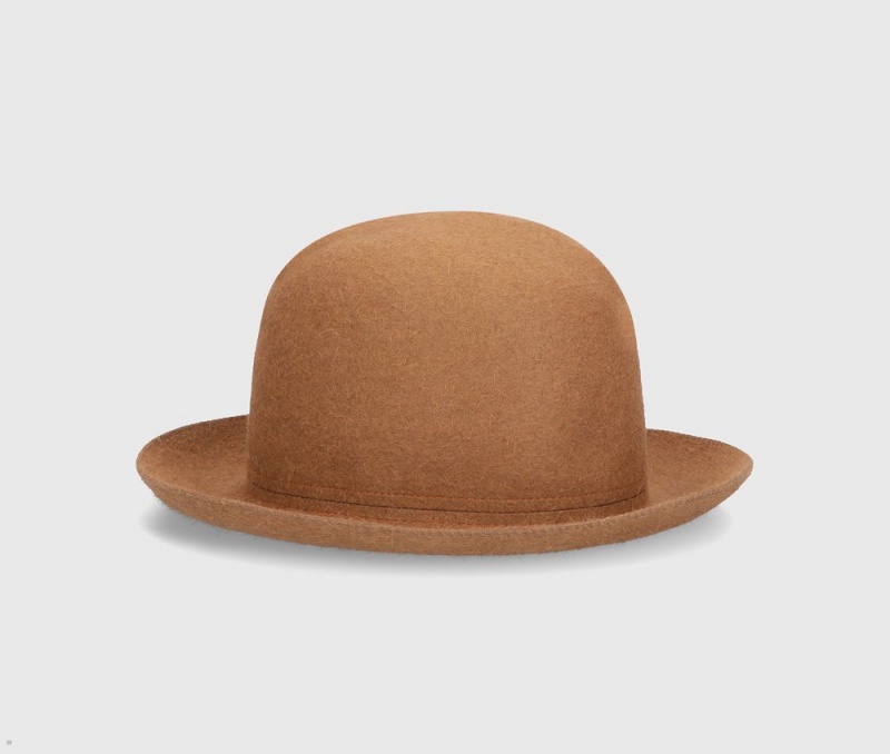 Chapeau Feutre Borsalino Claudio Traveller Medium Brim Marron | DKO-88860149