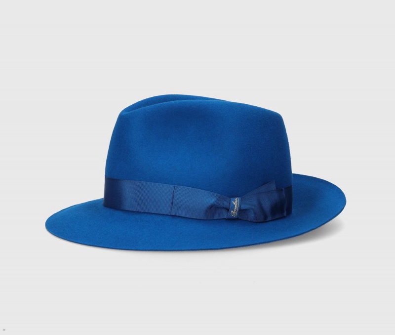 Chapeau Feutre Borsalino 50 Grams S.Q. Bleu | VOC-07920571