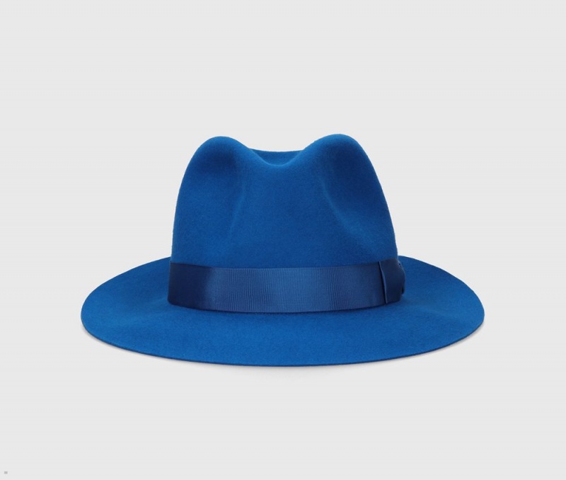 Chapeau Feutre Borsalino 50 Grams S.Q. Bleu | VOC-07920571