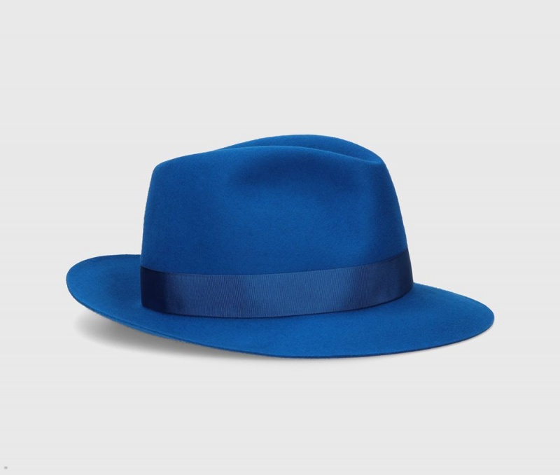 Chapeau Feutre Borsalino 50 Grams S.Q. Bleu | VOC-07920571