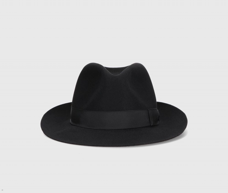 Chapeau Feutre Borsalino 50 Grams S.Q. Noir | CCS-67754353