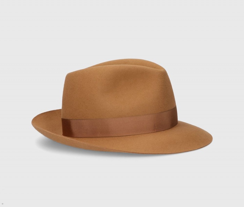 Chapeau Feutre Borsalino 50 Grams S.Q. Marron | MVF-12689468