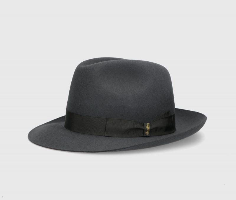 Chapeau Fedora Borsalino Jer Marengo Noir | PSV-91393337