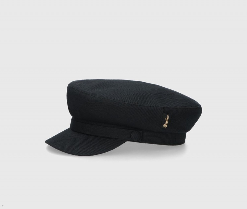 Casquette De Marin Borsalino Brest Noir | TXQ-72842270