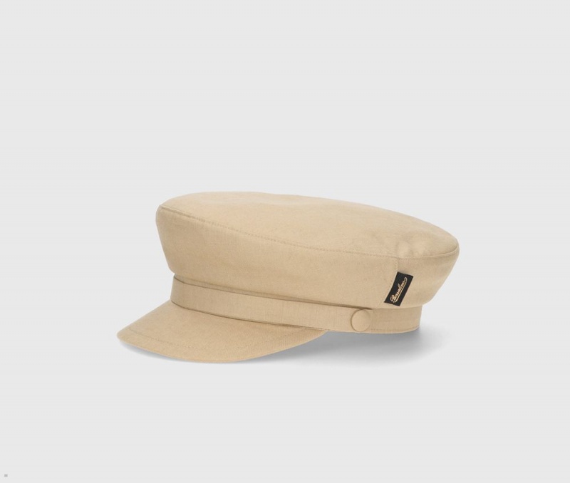 Casquette De Marin Borsalino Brest Beige | OYL-18397042