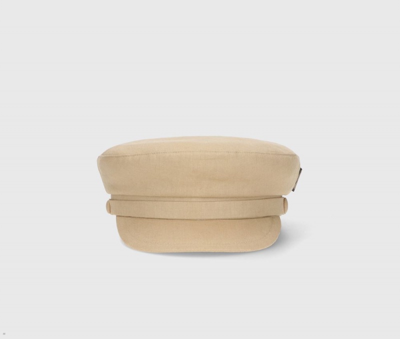 Casquette De Marin Borsalino Brest Beige | OYL-18397042