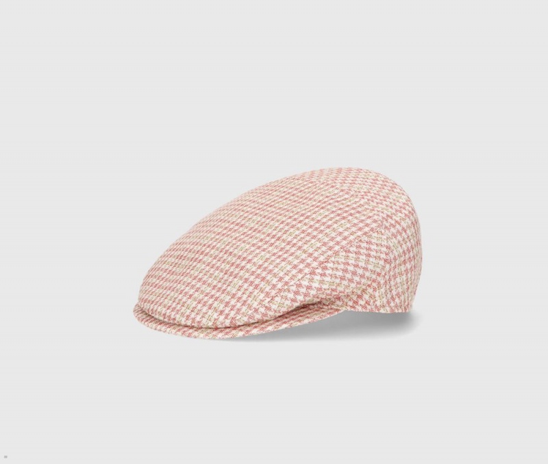 Casquette Plate Borsalino Vincenzo Soft Rose | OGB-62604822