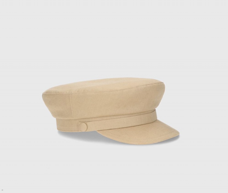 Casquette De Marin Borsalino Brest Beige | OYL-18397042