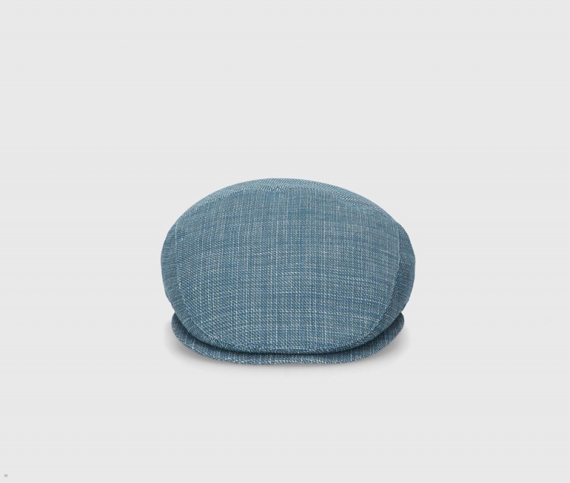 Casquette Plate Borsalino Vincenzo Soft Bleu | XZS-41179346