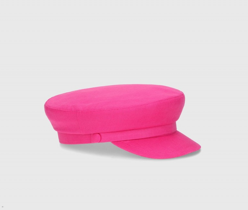 Casquette De Marin Borsalino Brest Rose | QDO-26449608