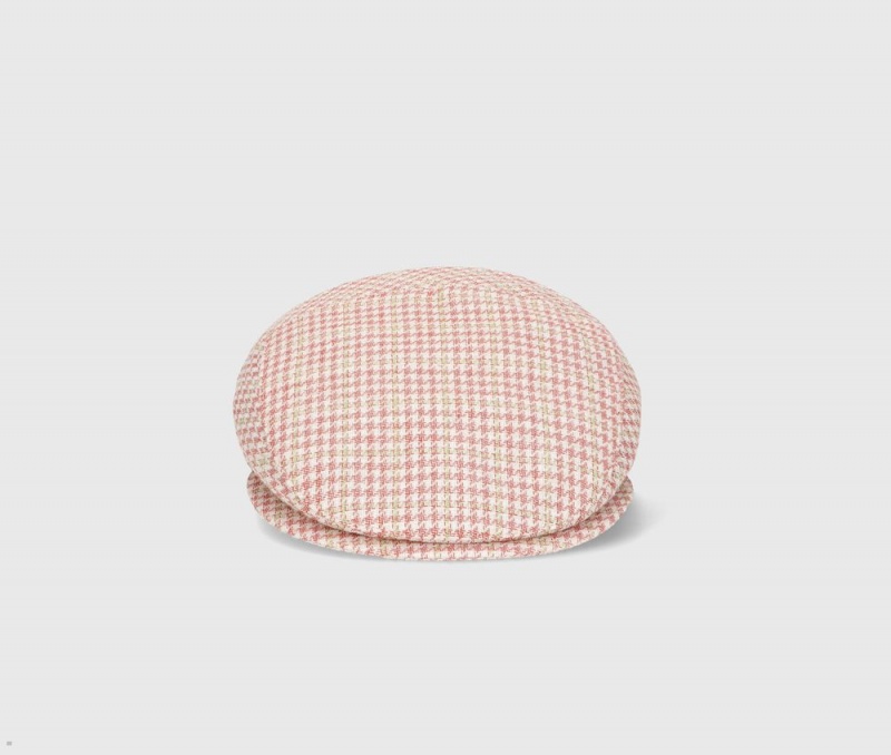 Casquette Plate Borsalino Vincenzo Soft Rose | OGB-62604822