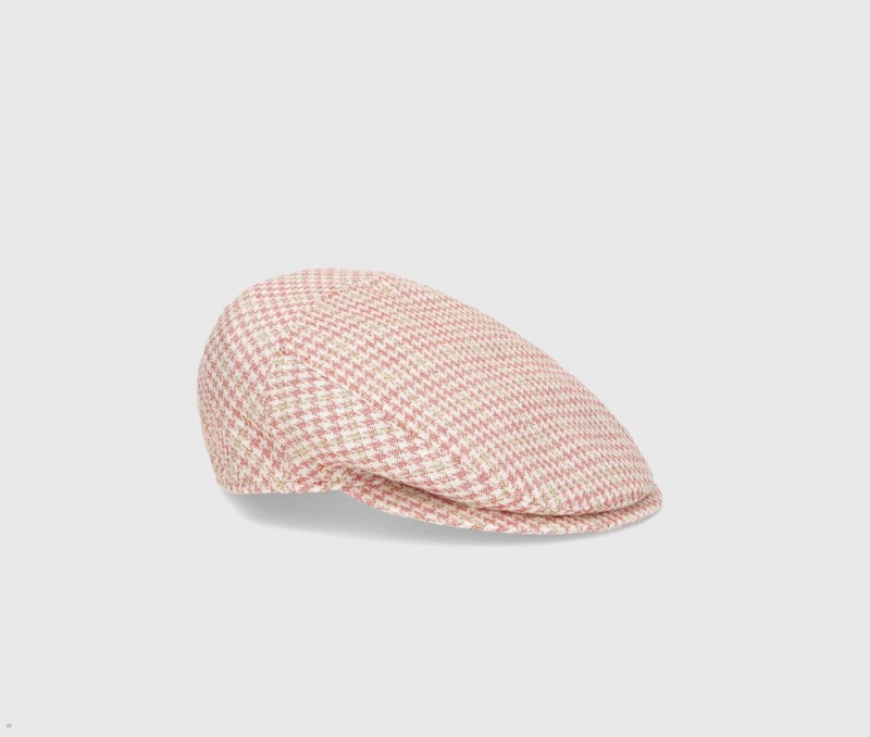 Casquette Plate Borsalino Vincenzo Soft Rose | OGB-62604822