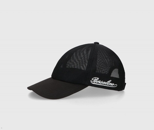 Casquette De Baseball Borsalino In Mesh Fabric Noir | HGN-20406011