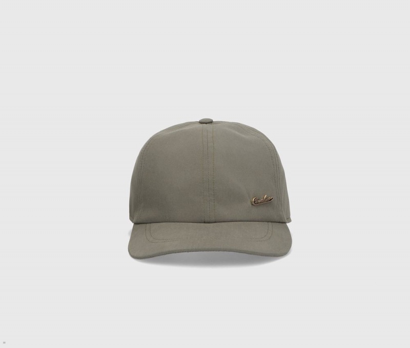 Casquette De Baseball Borsalino Hiker Rain Vert Olive | WTA-49250617