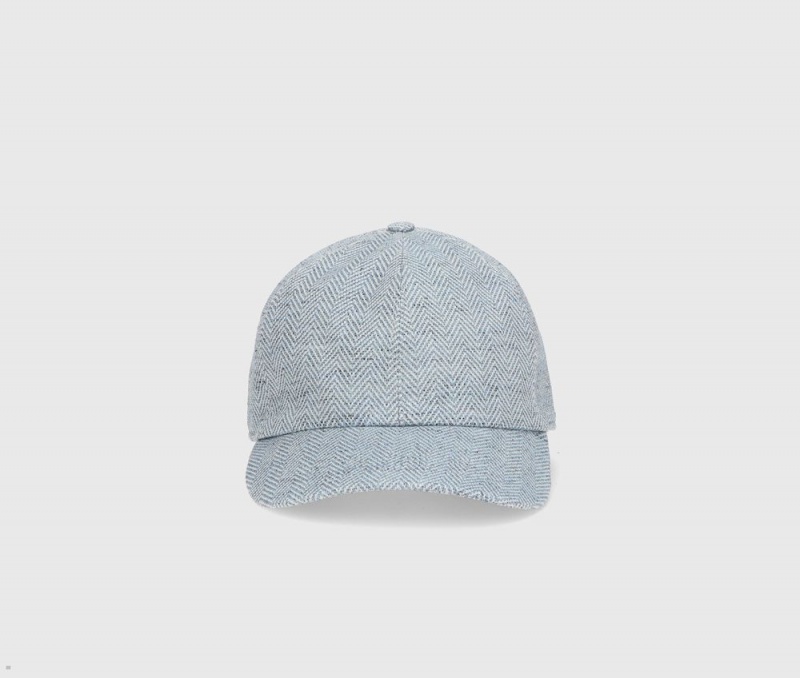 Casquette De Baseball Borsalino Hiker Bleu Clair | IXU-42818550