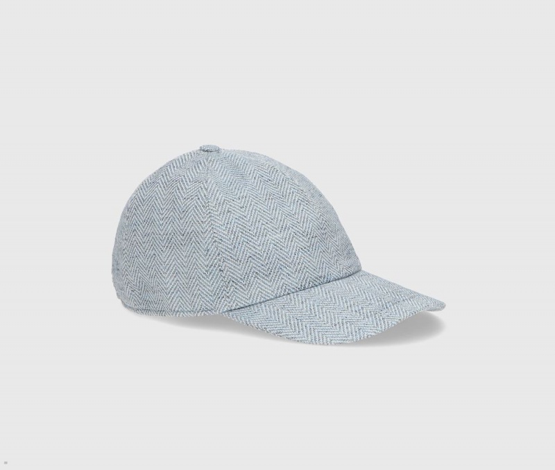 Casquette De Baseball Borsalino Hiker Bleu Clair | IXU-42818550