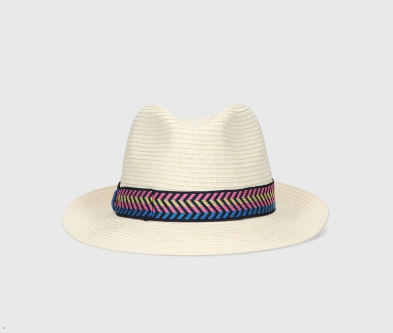 Chapeaux De Paille Borsalino Paiper In Paper Braid Beige | KGZ-08005001